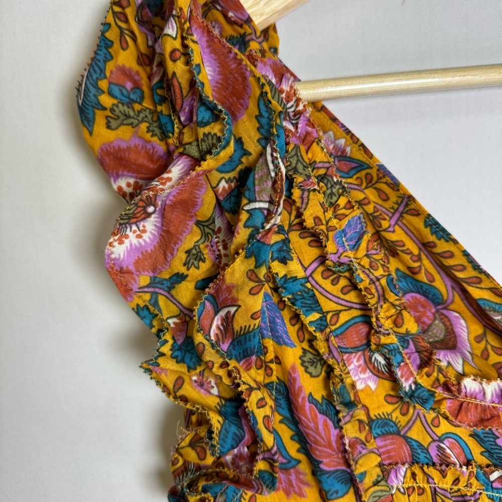 House of Harlow 1960 Vibrant Floral Maxi Dress boho - Picture 4 of 8